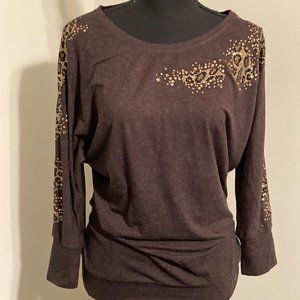 Roberto Cavalli sequin pullover sweater